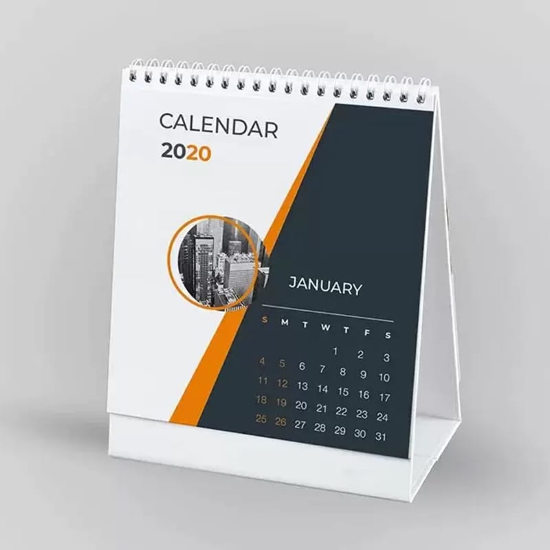 Business Desk Calendar Mockup