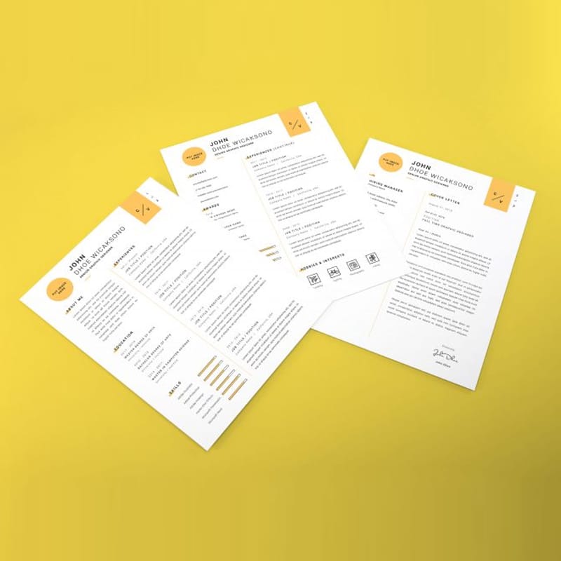 Curriculum Vitae Mockup