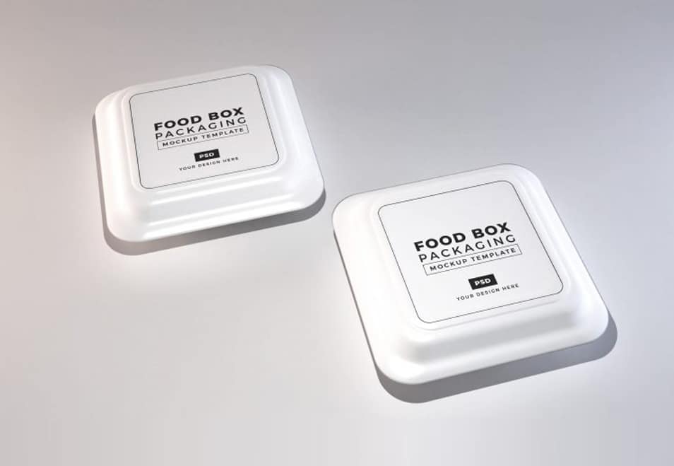Food Box Mockup