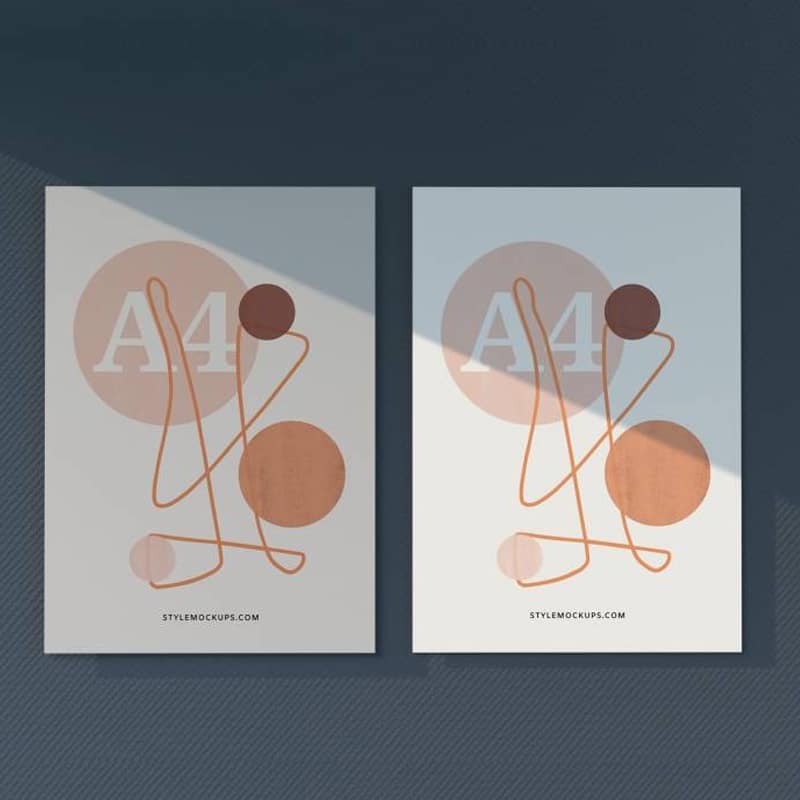 Free A4 Paper Letterhead / Flyer Mockup