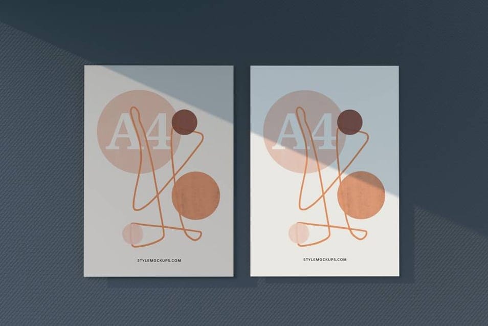 Free A4 Paper Letterhead / Flyer Mockup