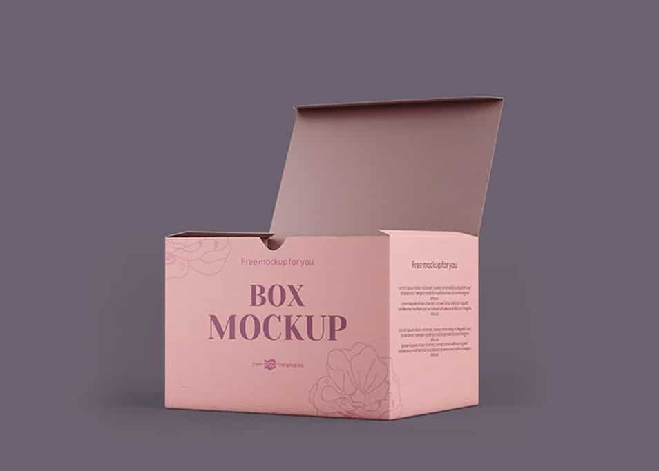 Free Box Template in PSD