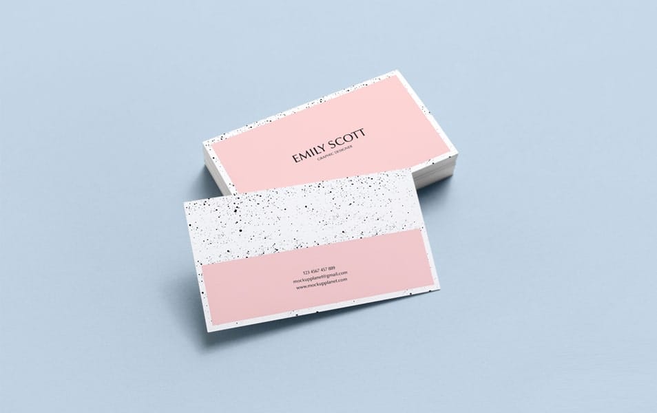 Free Brand Business Card Mockup PSD