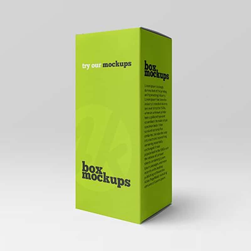 Free Matte Paper Box Mockup » CSS Author