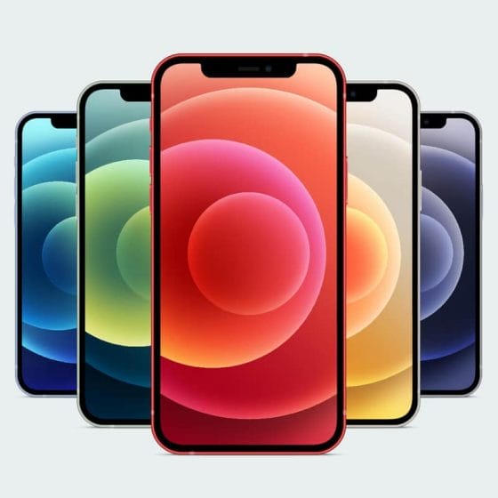 Free New iPhone 12, iPhone 12 Pro & iPhone Pro Max Mockup PSD Set