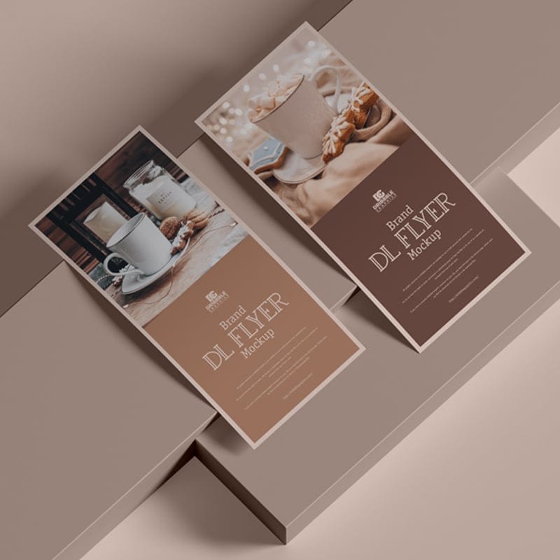 Free PSD Brand DL Flyer Mockup
