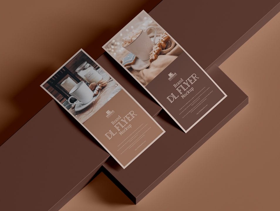 Free PSD Brand DL Flyer Mockup