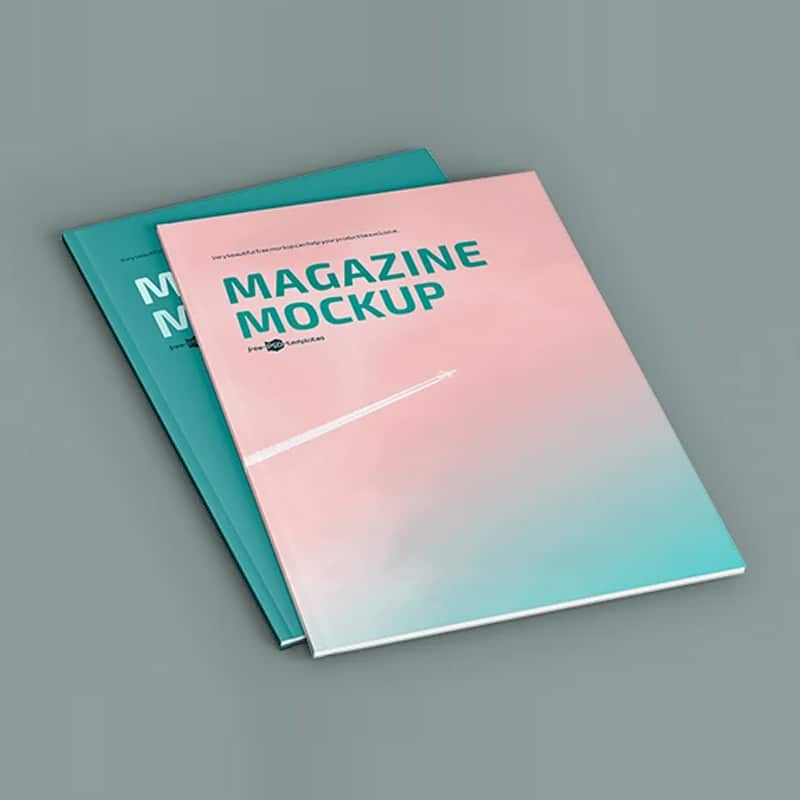 Free PSD Magazine Mockup Template