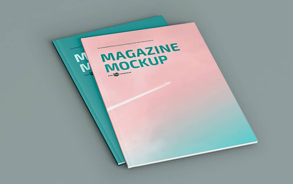 Free PSD Magazine Mockup Template