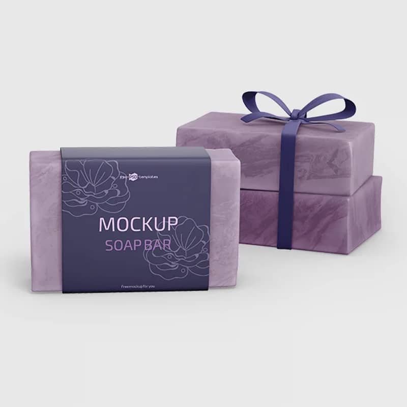 Free PSD Soap Bar Mockup Template
