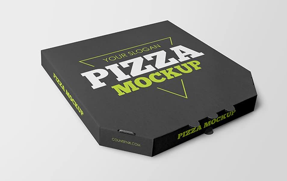 Free Pizza Box Mockups