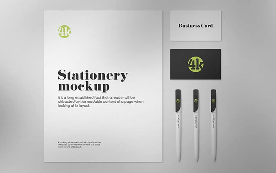 Free US Stationery Mockups