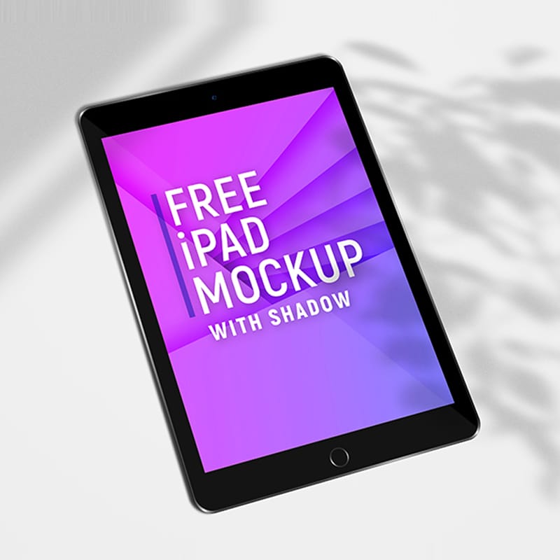 Free iPad screens mockup PSD