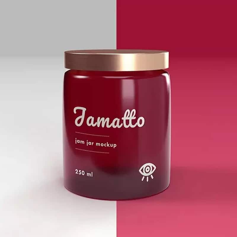 Glass Jar Sweet Mockup