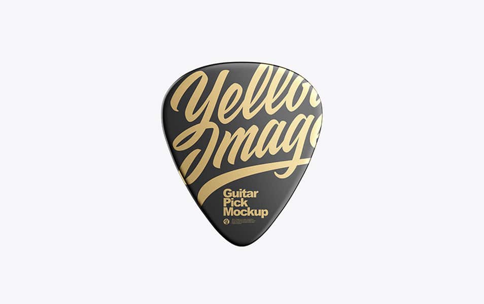 Guitar Pick Mockup