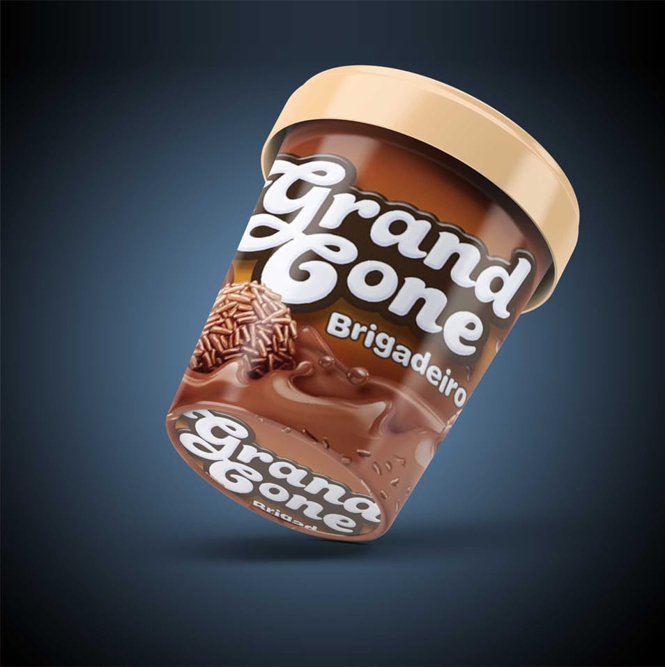 Ice Creams Tub Mockup