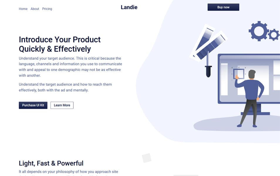 Landie Brand New Free Bootstrap 5 HTML5 Landing Page Template 