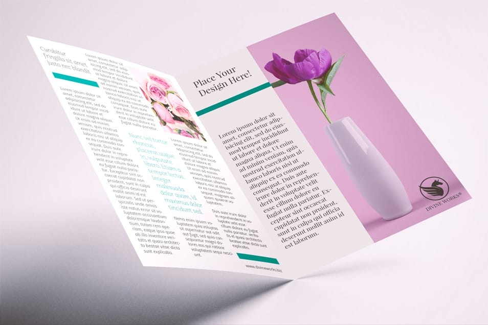 Open A4 Brochure Mockup