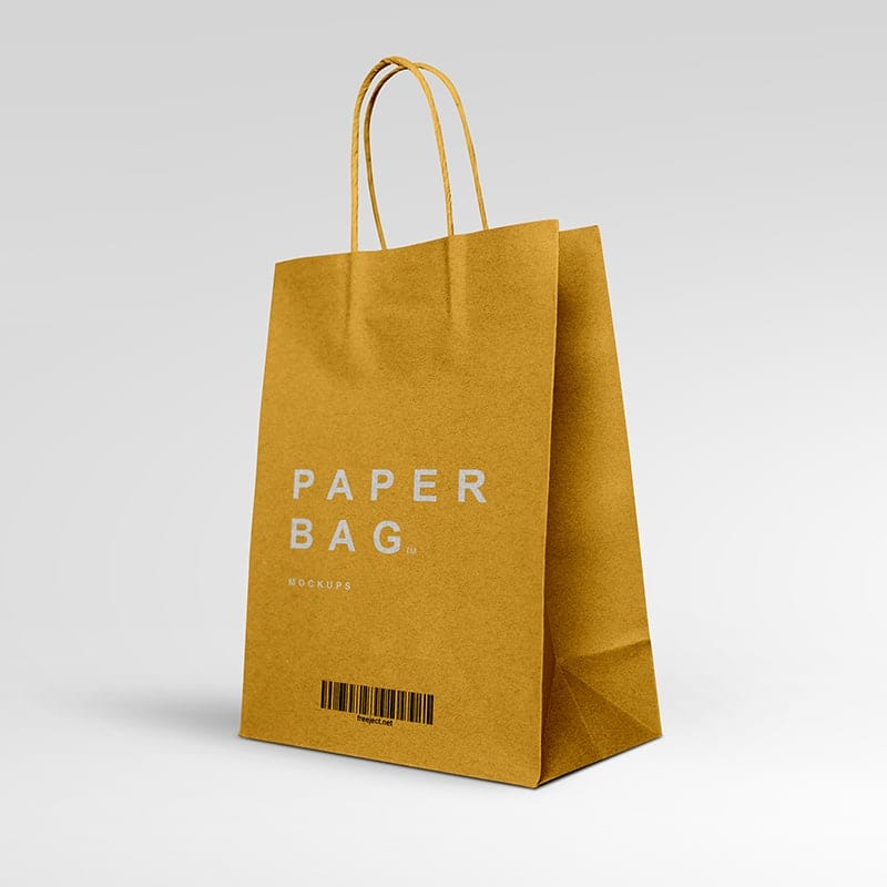 Paper Bag Mockup PSD