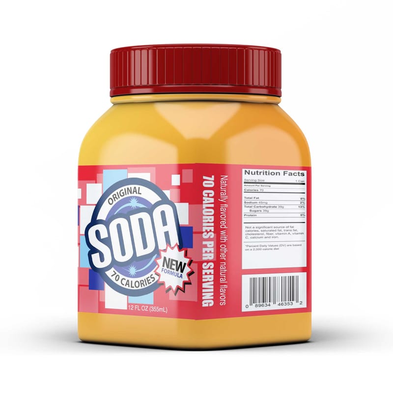 Pickle Square Glass Jar Label Mockups