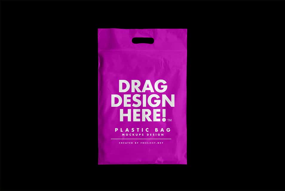 Plastic Bag Mockups PSD Template