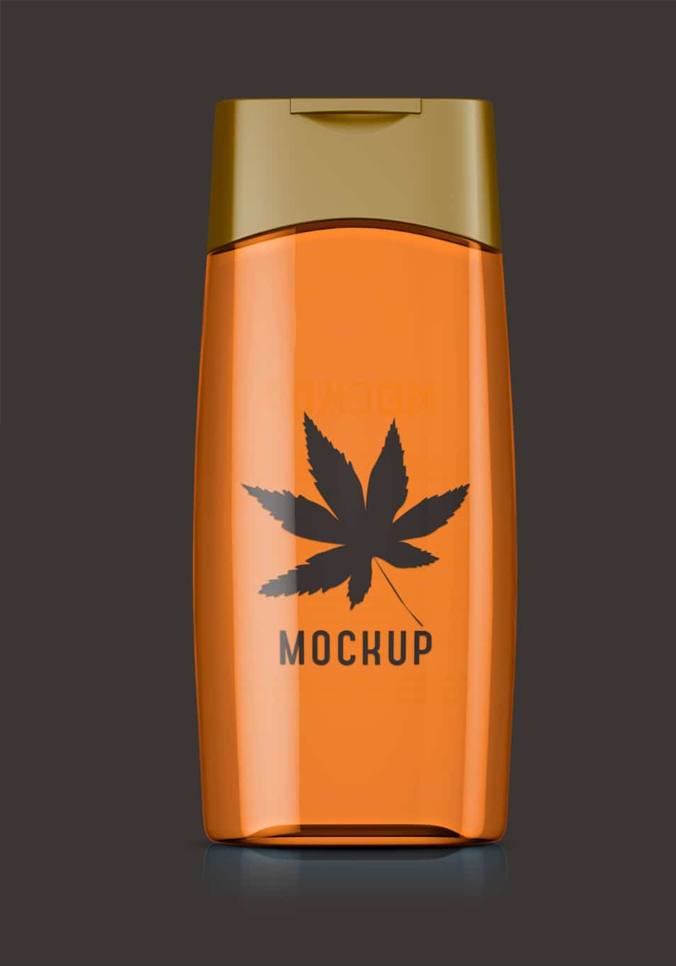 Shampoo Bottle Label Mockup