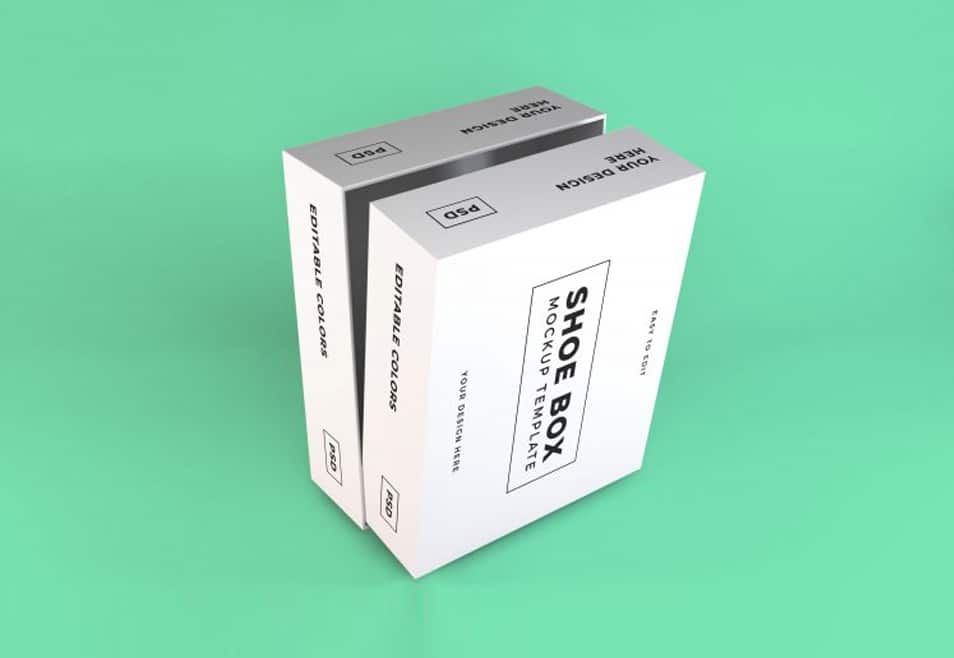 Shoe Box Mockup