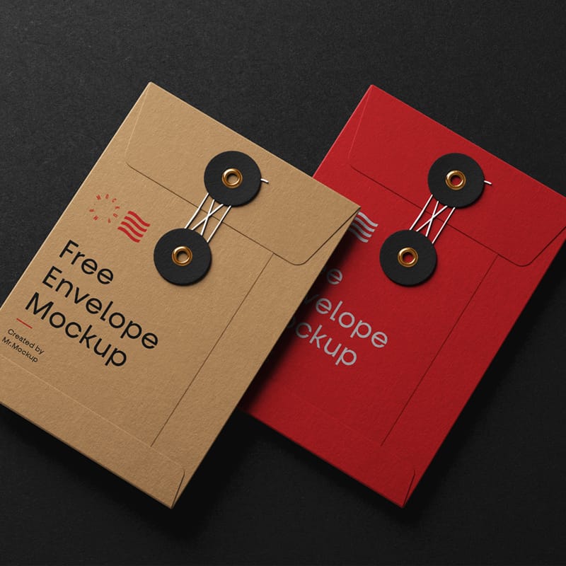 String Envelope Mockups