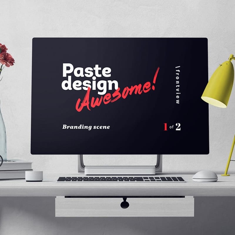 Surface Studio Mockup Scene