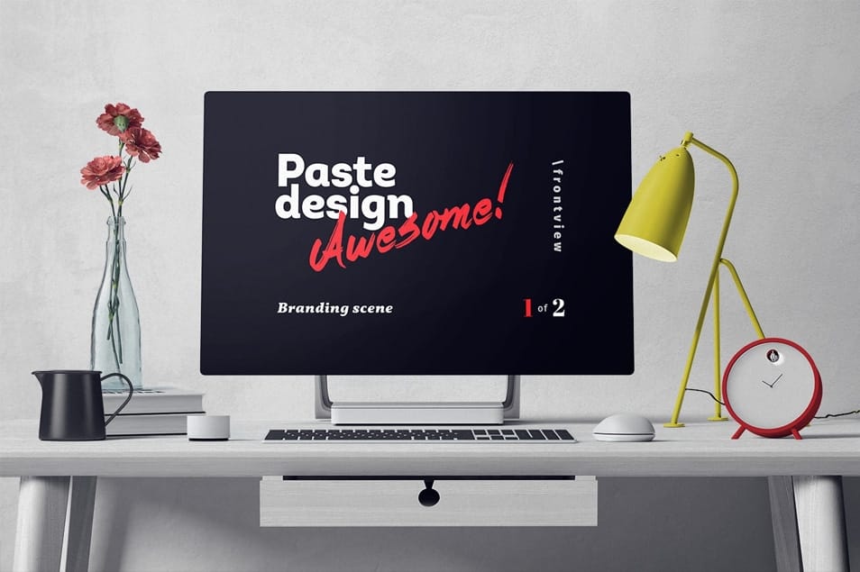 Surface Studio Mockup Scene