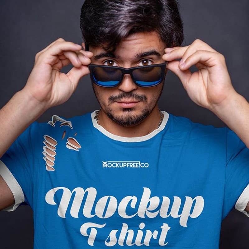 T-Shirt Free PSD Mockup