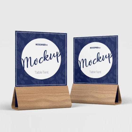 Download 10 Best Free Table Tent Card Mockup Templates Css Author