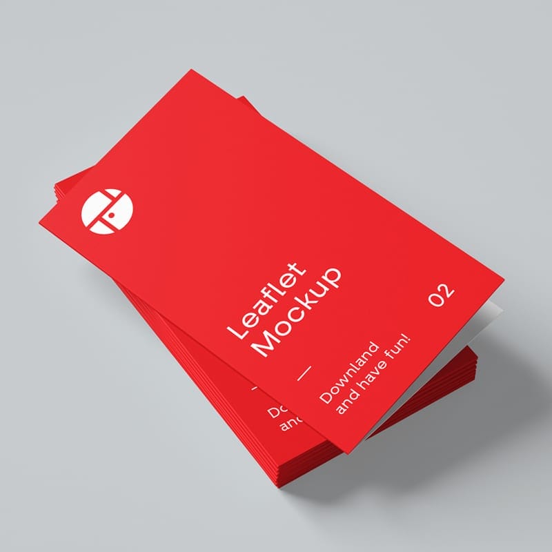 Two Fold Brochure Mockup