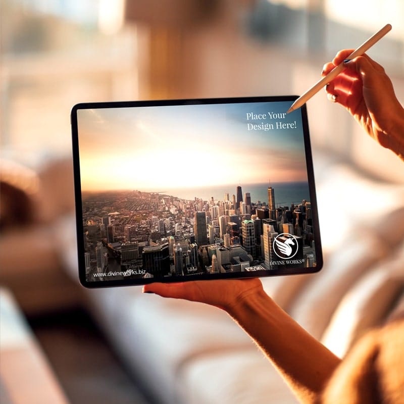 iPad Pro In Hand Mockup