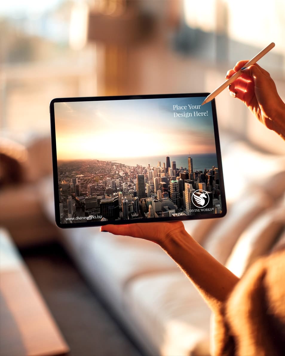 iPad Pro In Hand Mockup