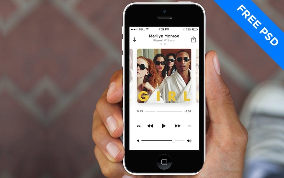 iPhone Music Player App