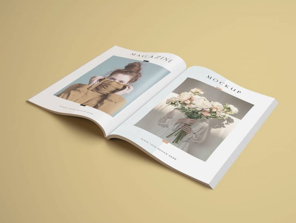 A4 Magazine Free Mockup