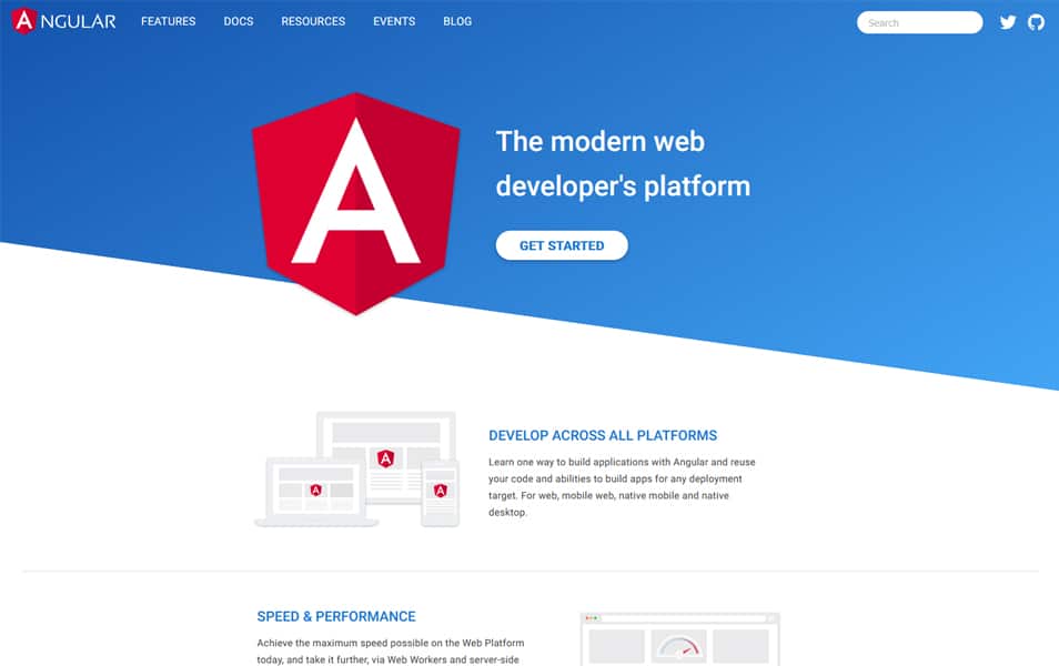 100+ JavaScript Frameworks for Web Developers 1 Angular