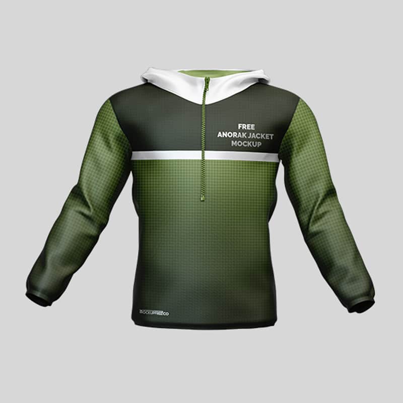 Anorak Jacket Free PSD Mockup