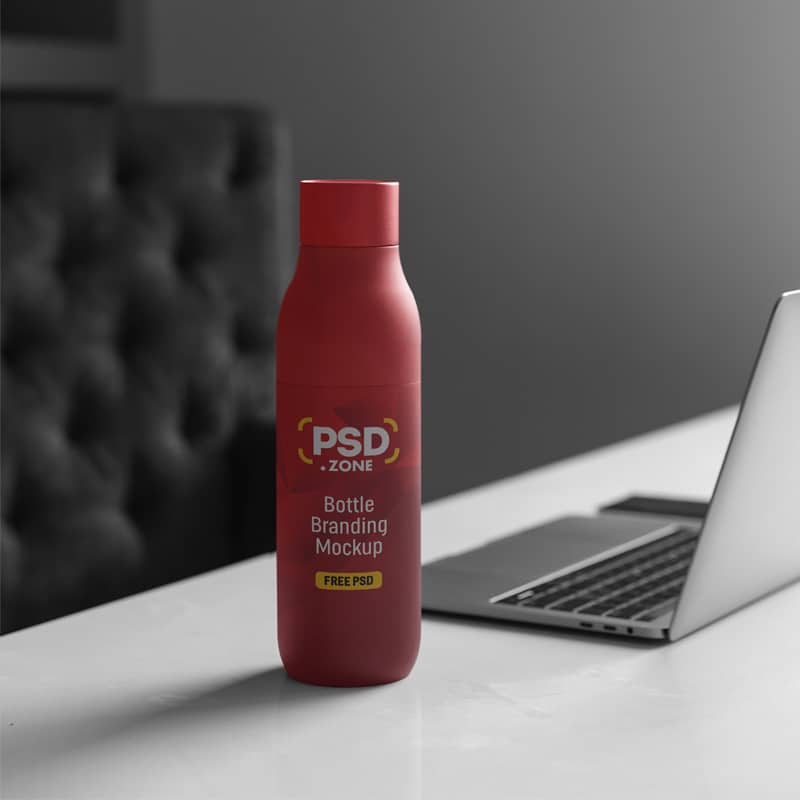 Bottle Branding Mockup PSD