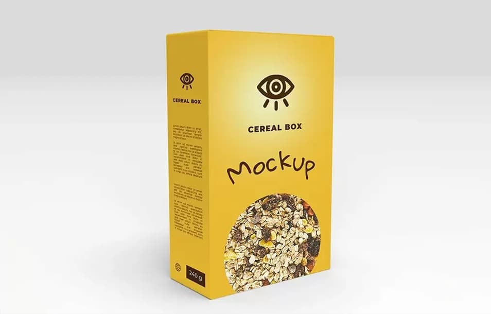 Cereal Box Mockup