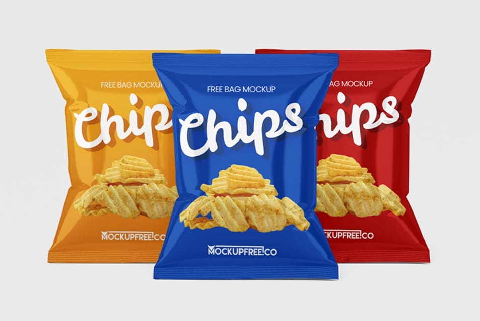 Chips Bag Free PSD Mockups
