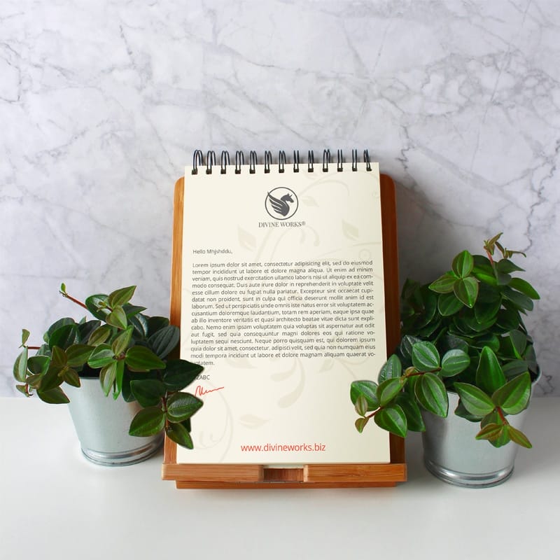 Clipboard Letterhead Mockup