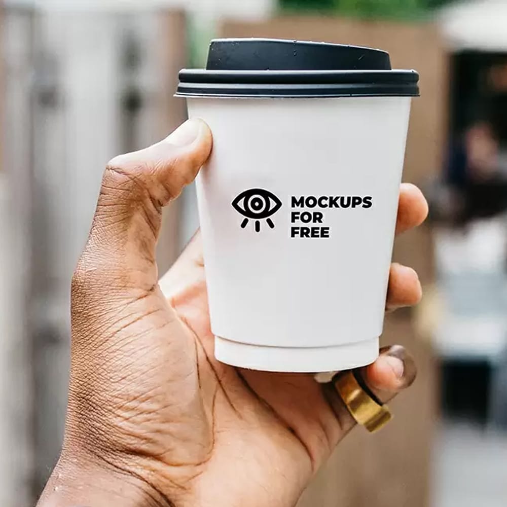 Coffee Paper Cup Mockup