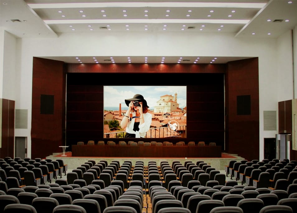 Conference Hall Screen Mockup