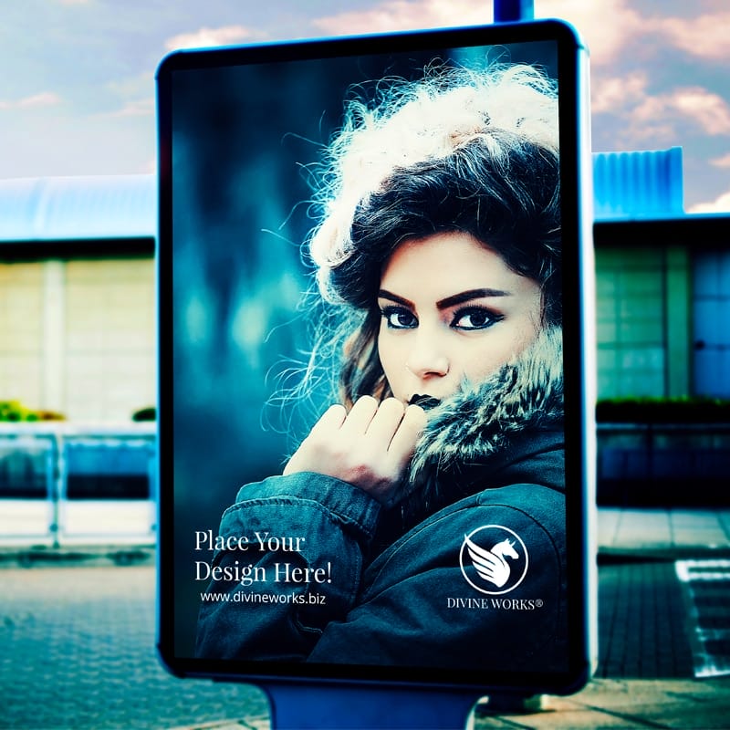 Display Street Billboard Mockup