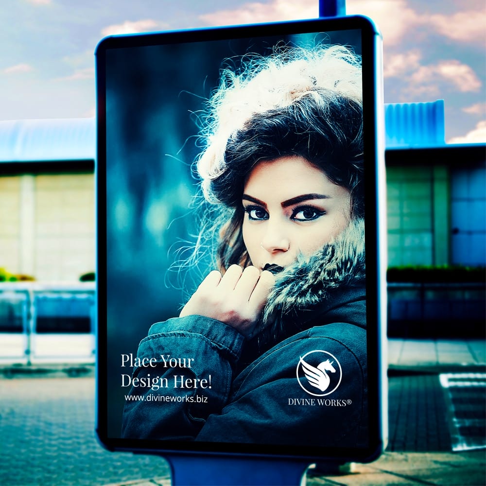 Display Street Billboard Mockup