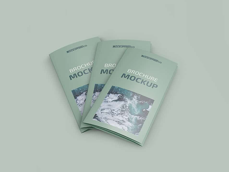 Free Brochure PSD Mockup