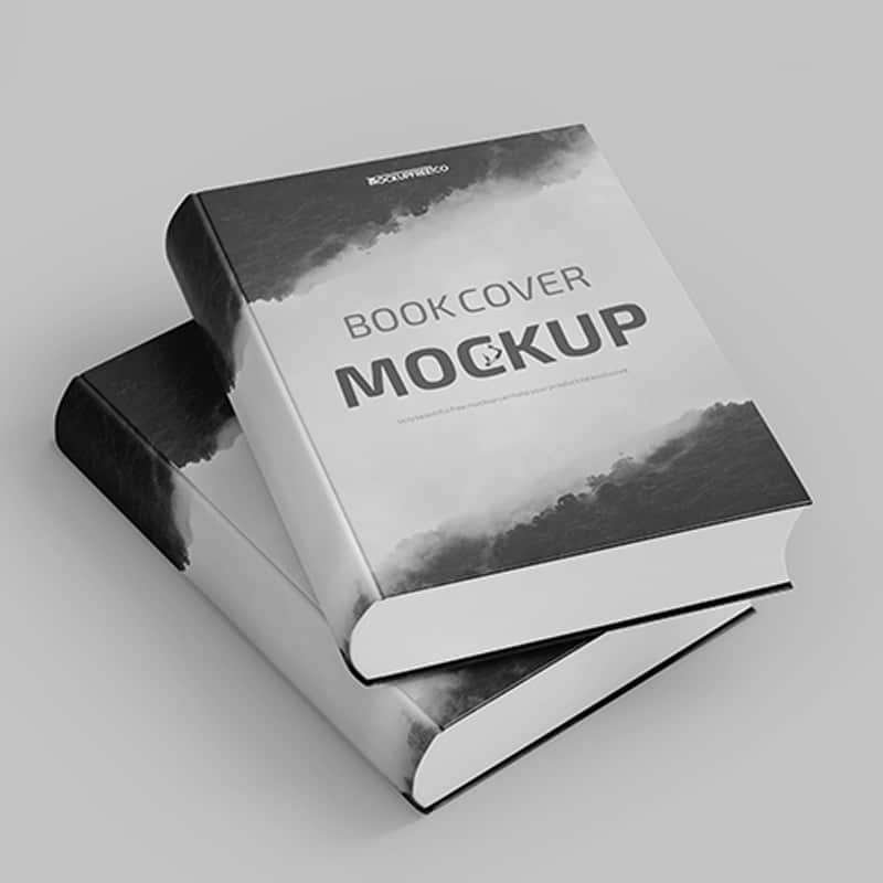 Free Cover Book Mockup in PSD