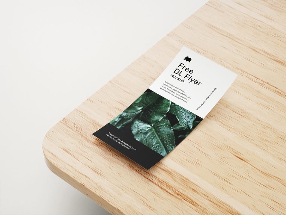 Free DL Flyer Mockup